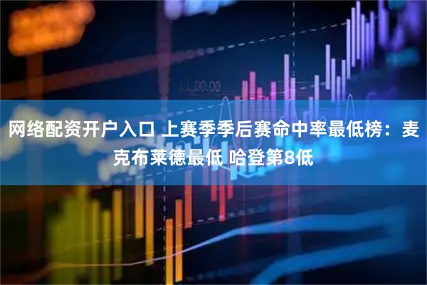 网络配资开户入口 上赛季季后赛命中率最低榜：麦克布莱德最低 哈登第8低